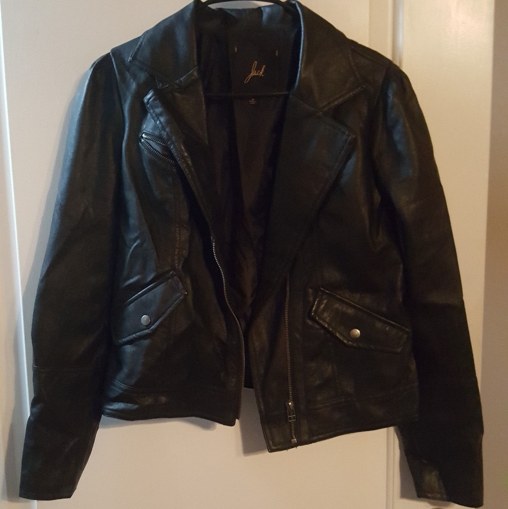 Faux Leather Jacket